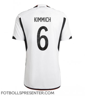 Tyskland Joshua Kimmich #6 Hemma Matchtröja VM 2022 Kortärmad